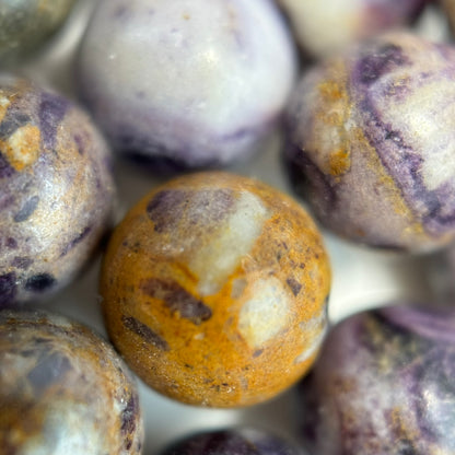 Jasper Tiffany Polished Round Beads (A Quality)