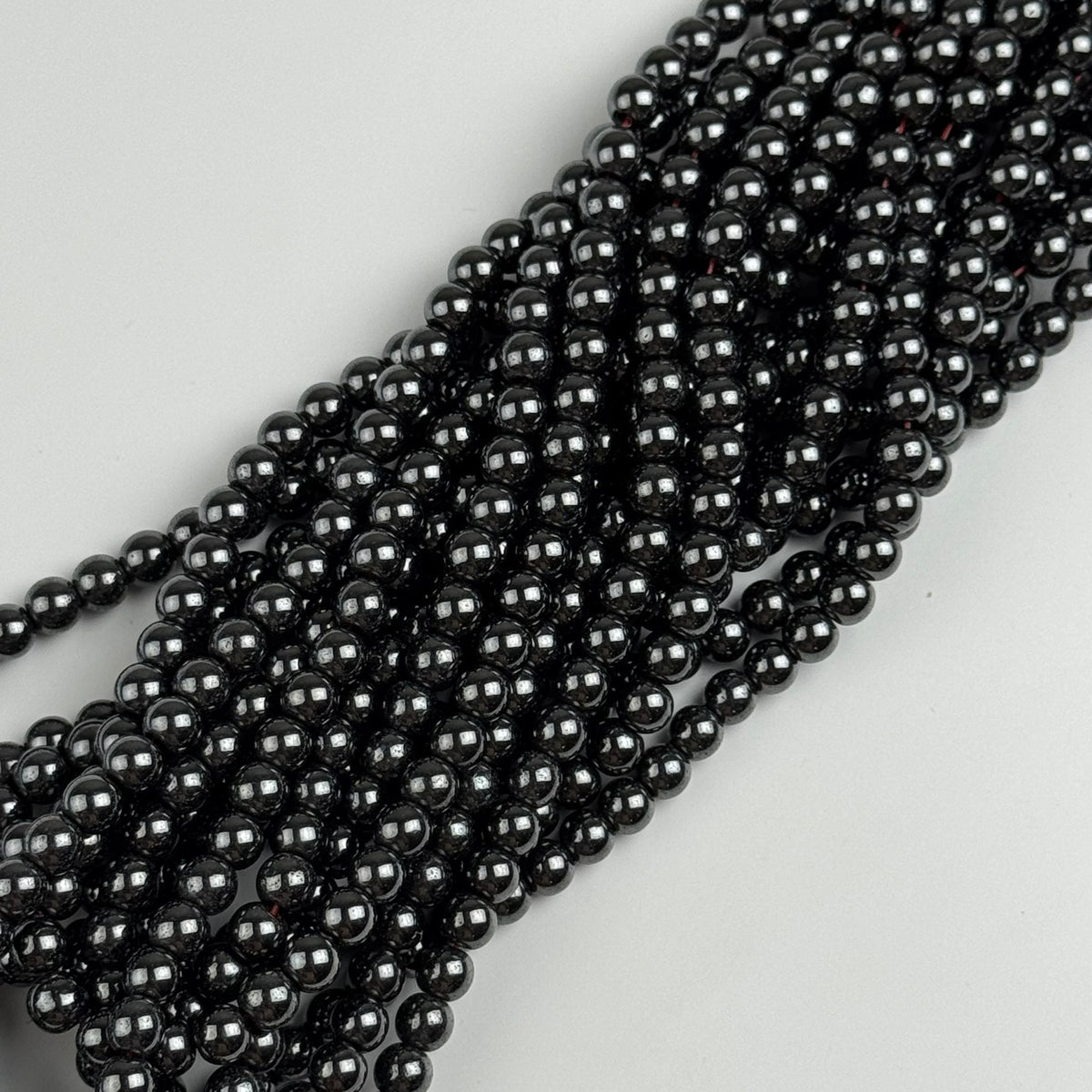 Hematite Polished  Round Beads