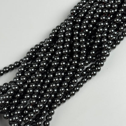 Hematite Polished  Round Beads