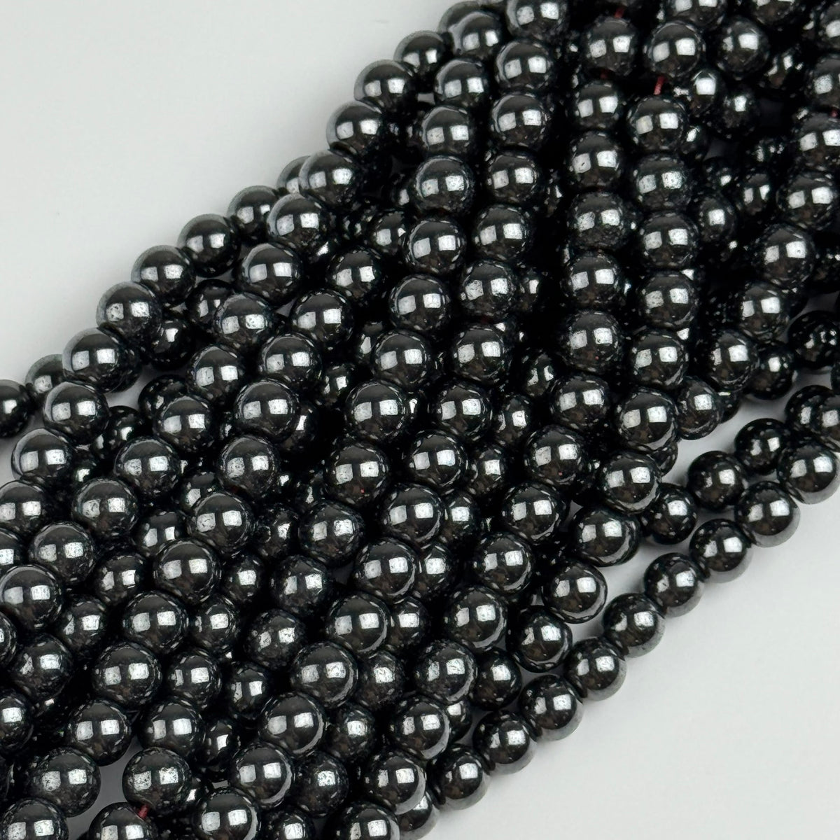 Hematite Polished  Round Beads