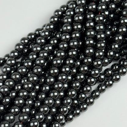 Hematite Polished  Round Beads