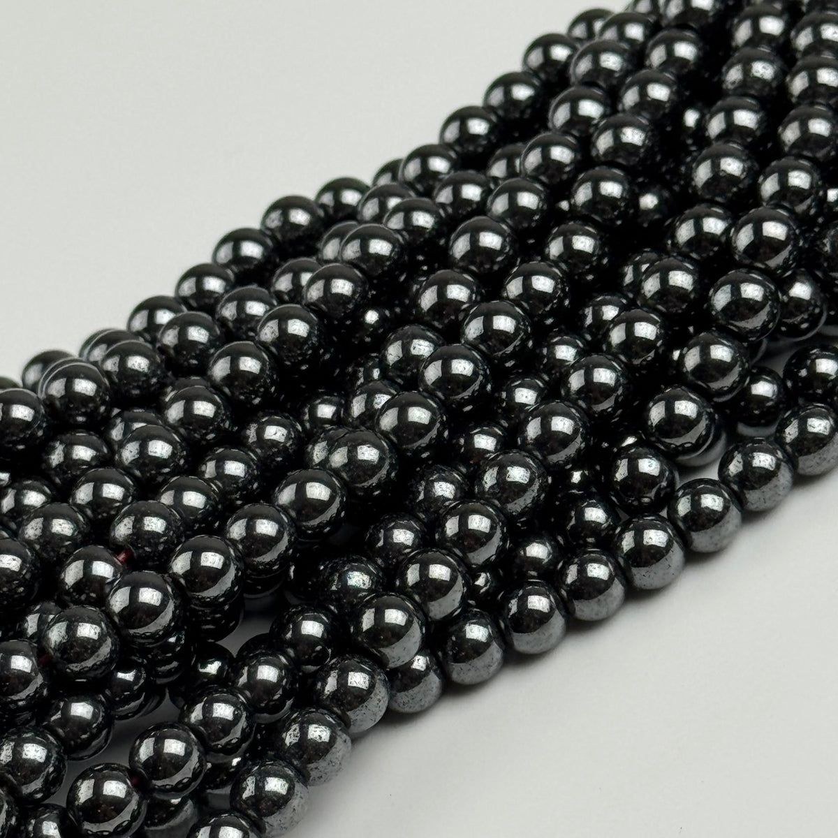 Hematite Polished  Round Beads