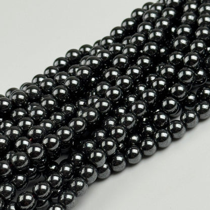 Hematite Polished  Round Beads