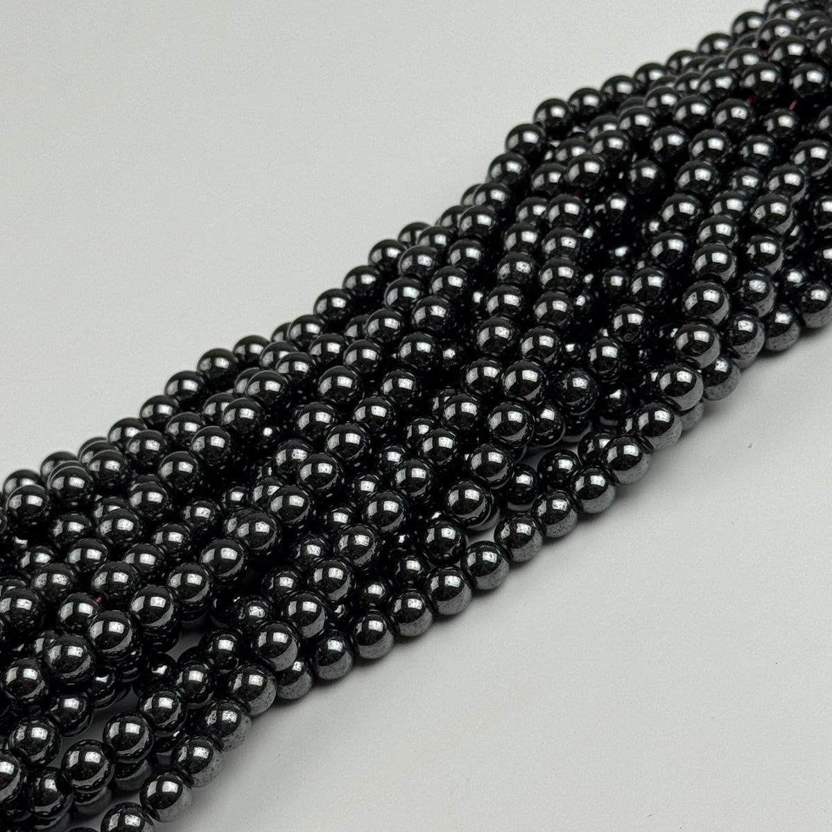 Hematite Polished  Round Beads