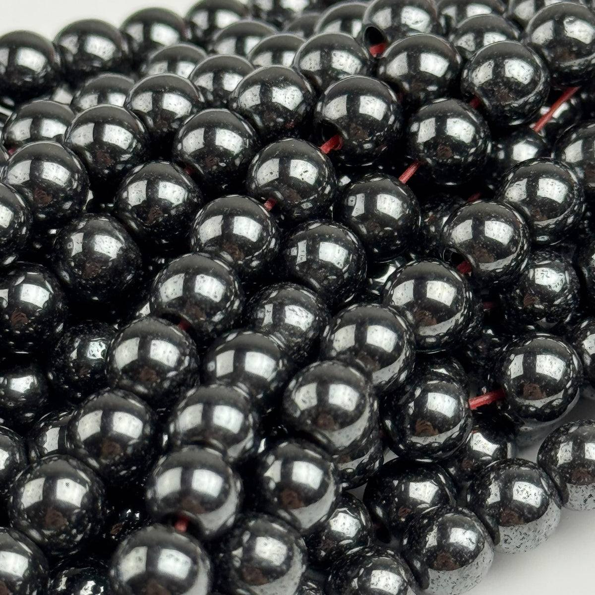 Hematite Polished  Round Beads