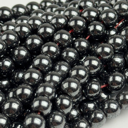 Hematite Polished  Round Beads