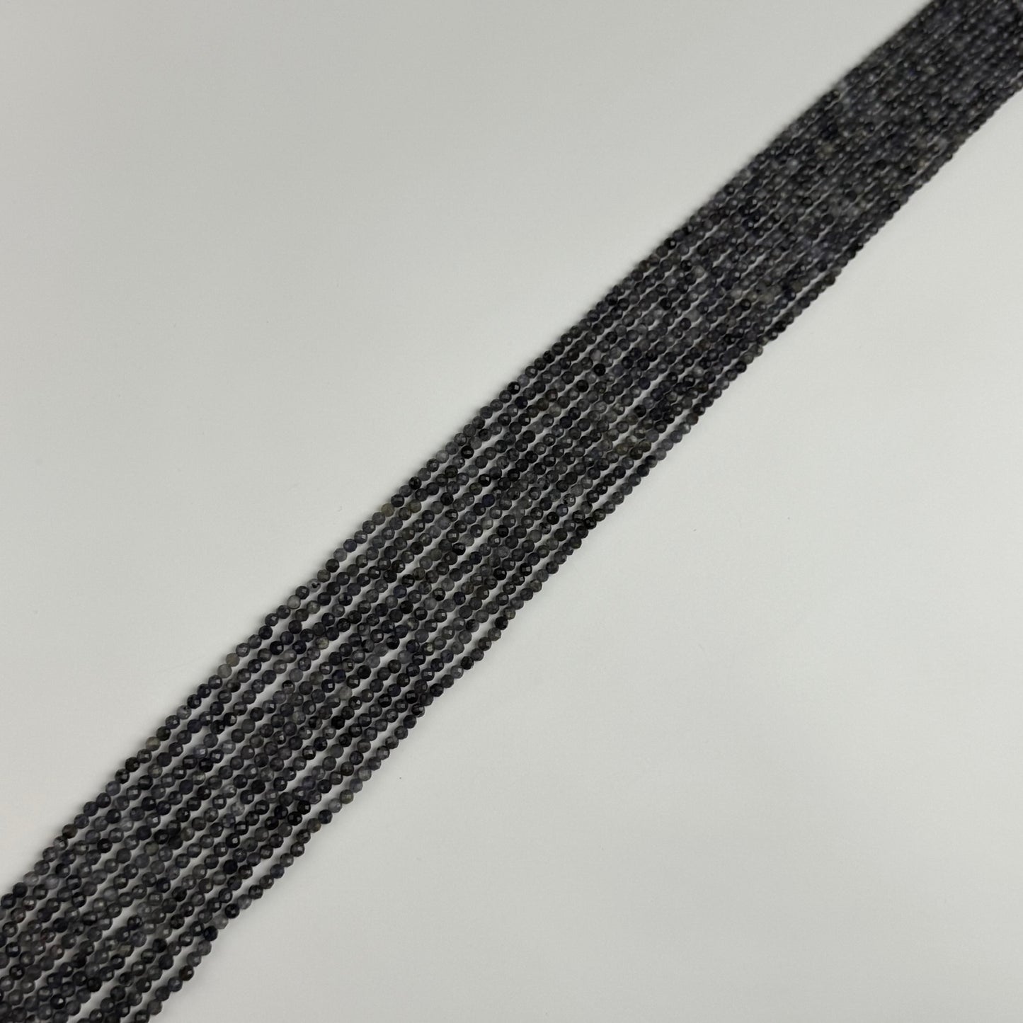 Iolite Faceted Round Beads