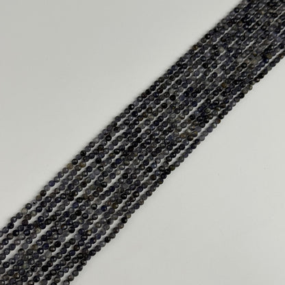 Iolite Faceted Round Beads