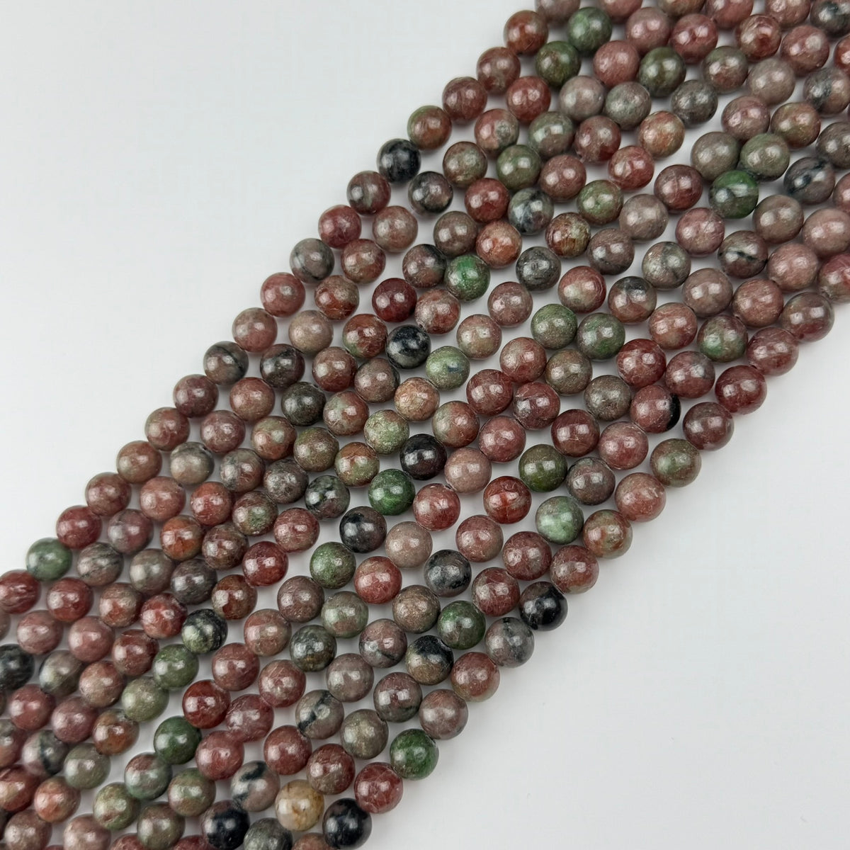 Kashgar Garnet Beads - Polished Round