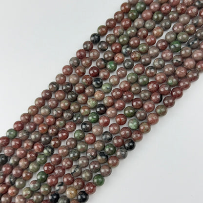 Kashgar Garnet Beads - Polished Round