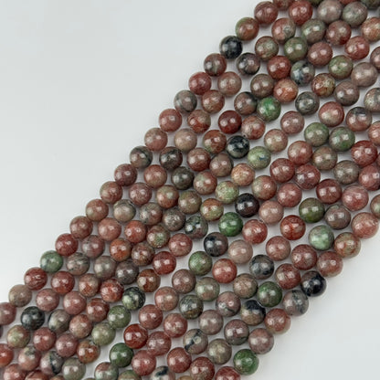 Kashgar Garnet Beads - Polished Round