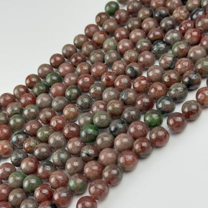 Kashgar Garnet Beads - Polished Round