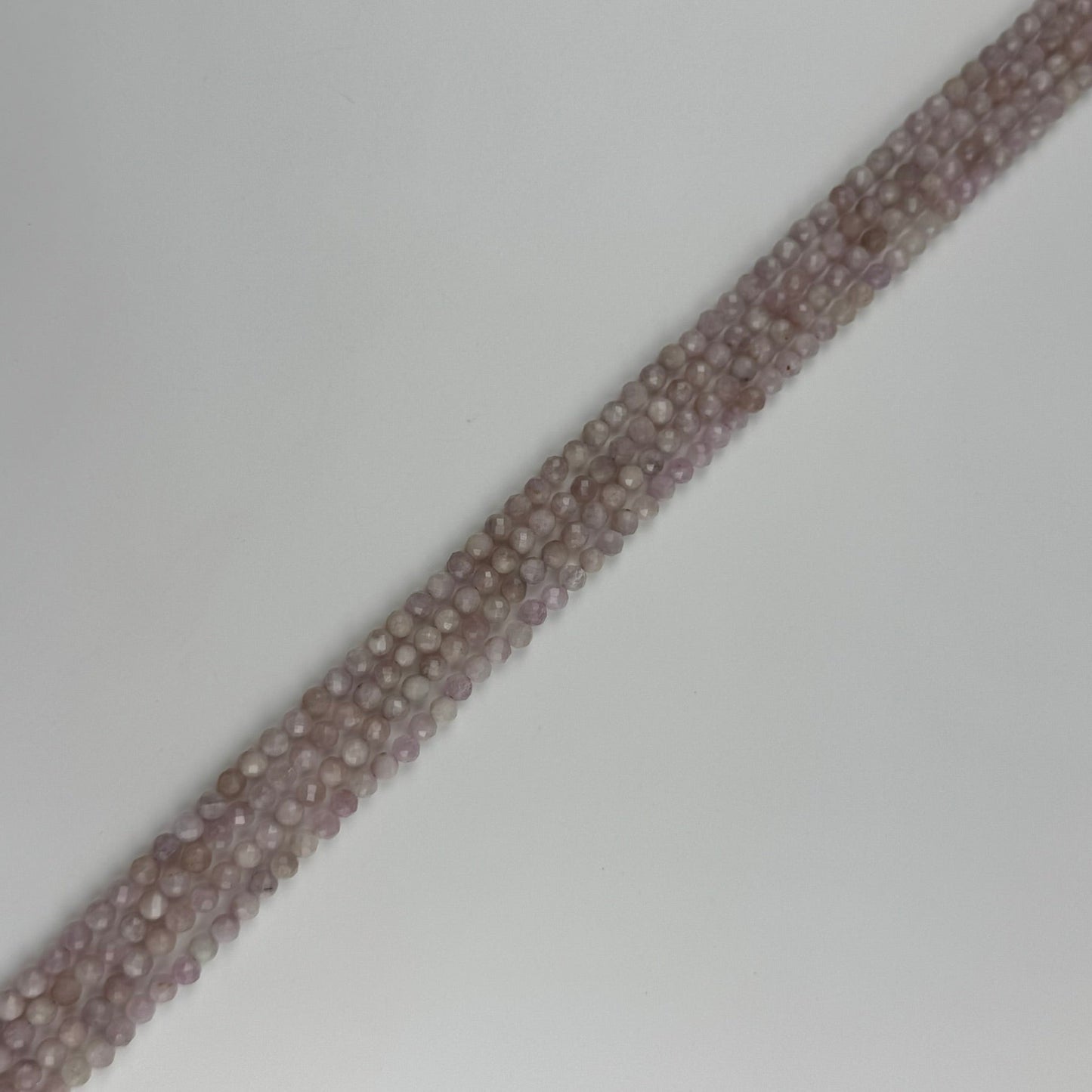 Kunzite Beads - Faceted Round Beads