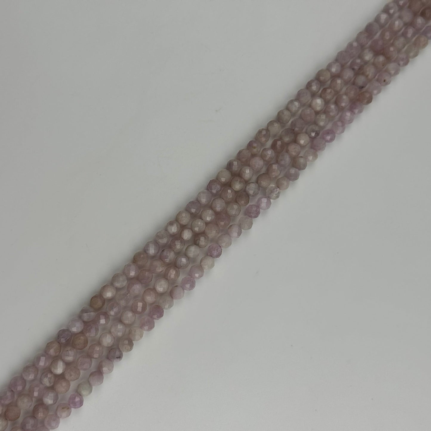 Kunzite Beads - Faceted Round Beads