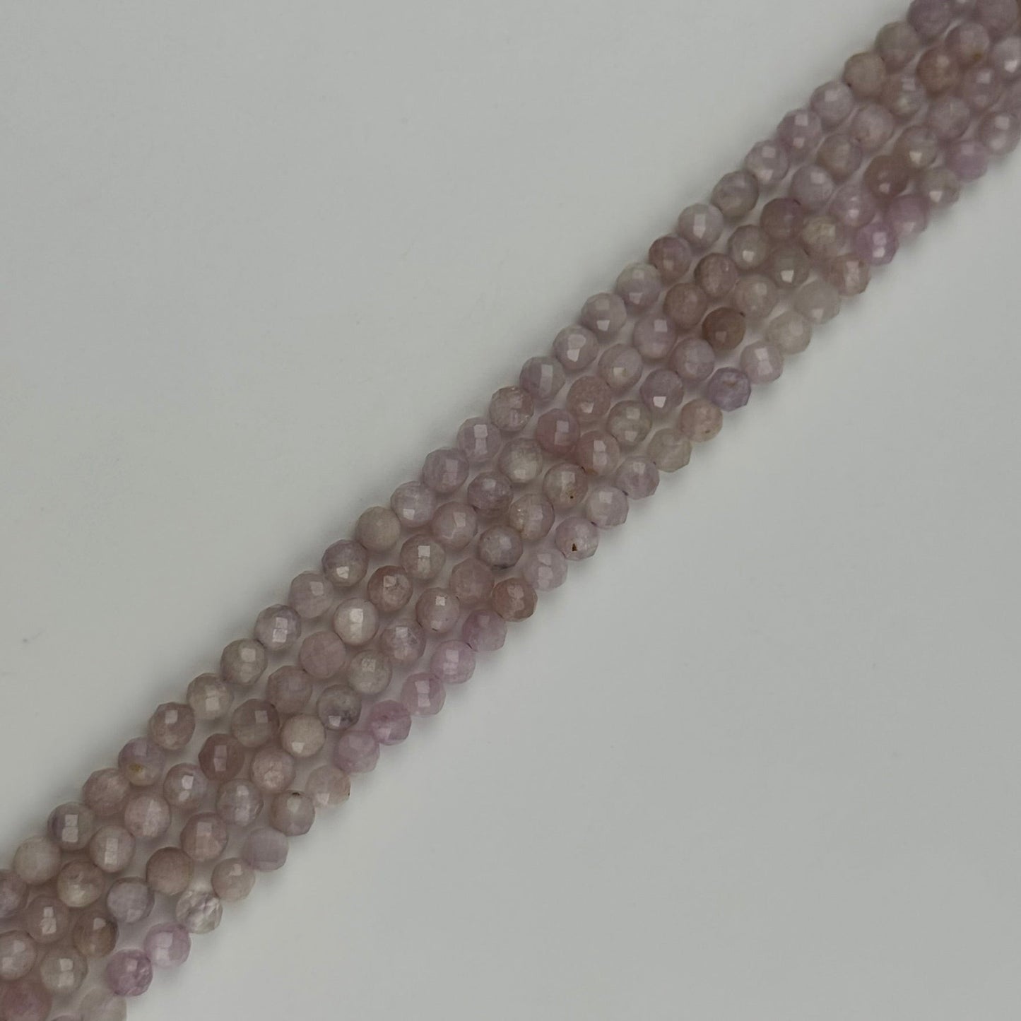 Kunzite Beads - Faceted Round Beads