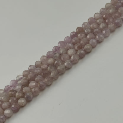 Kunzite Beads - Faceted Round Beads