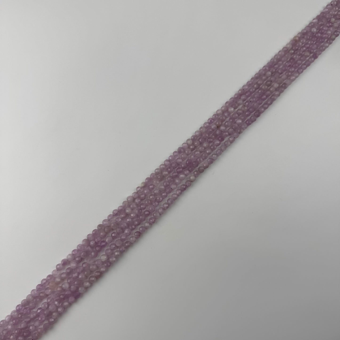 Kunzite Beads - Faceted Round Beads