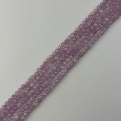Kunzite Beads - Faceted Round Beads