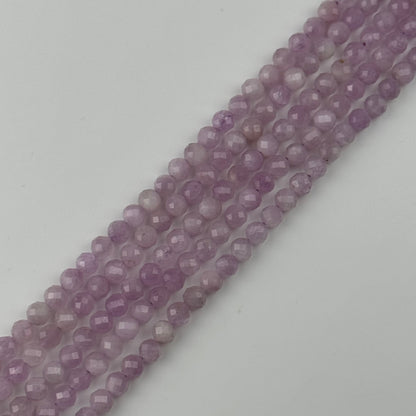 Kunzite Beads - Faceted Round Beads