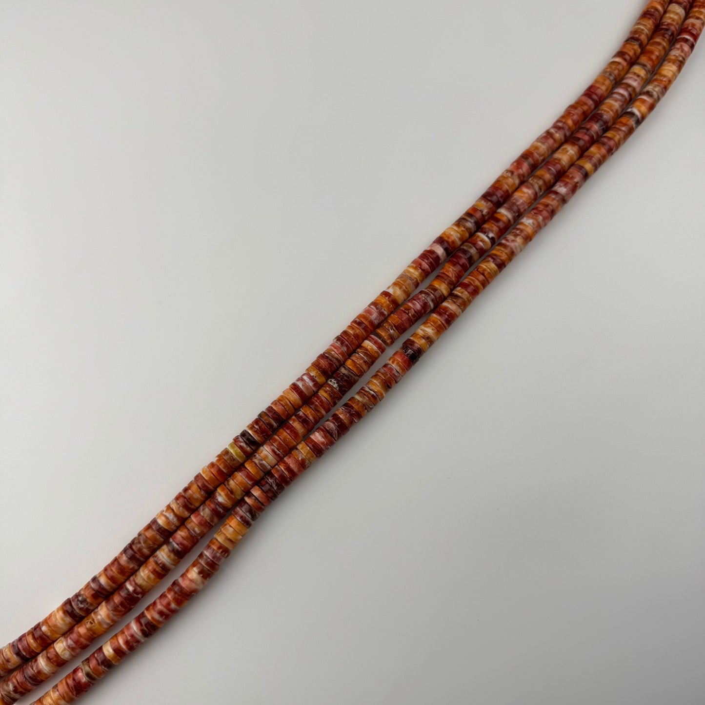 Natural Spiny Oyster Shell Mother Of Pearl Heishi Beads