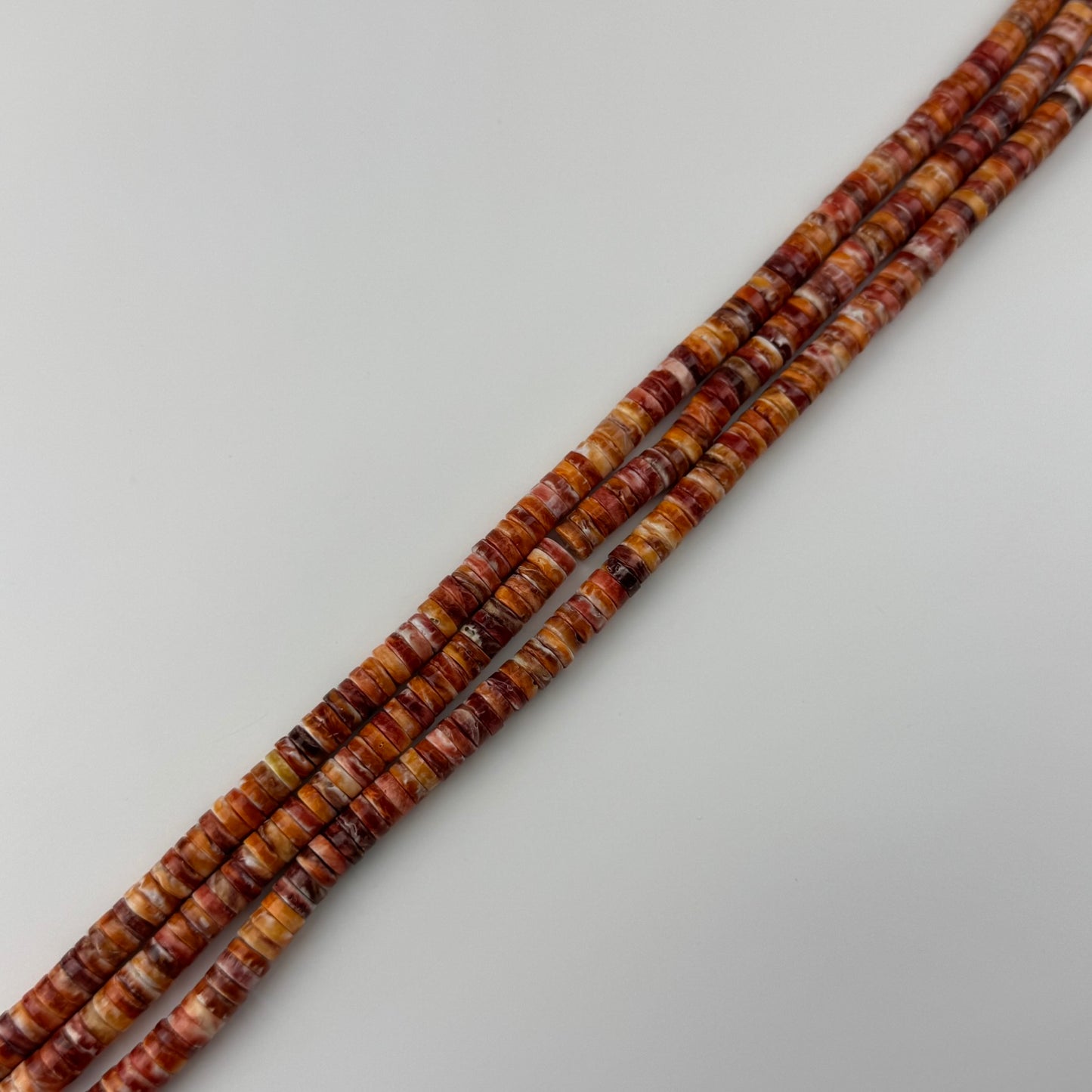 Natural Spiny Oyster Shell Mother Of Pearl Heishi Beads