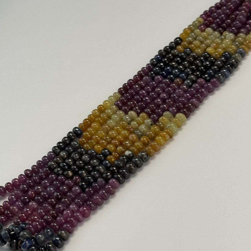 Polished Rondelle Stone Beads