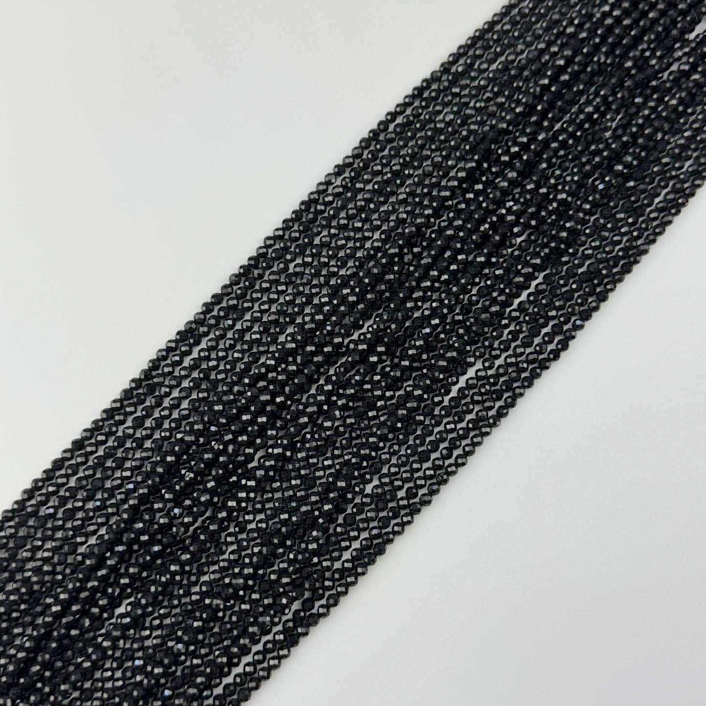 Onyx Faceted Round Beads
