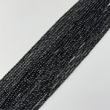 Onyx Faceted Round Beads