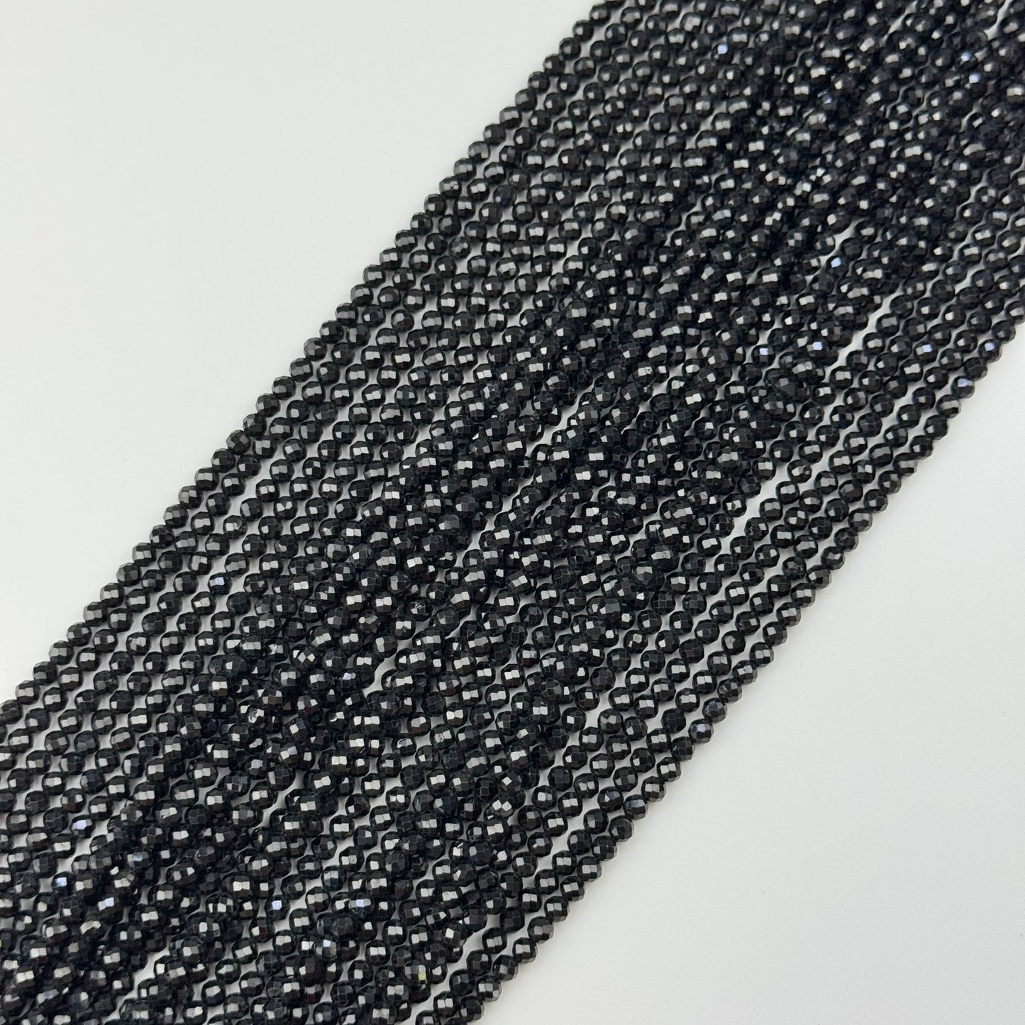 Onyx Faceted Round Beads