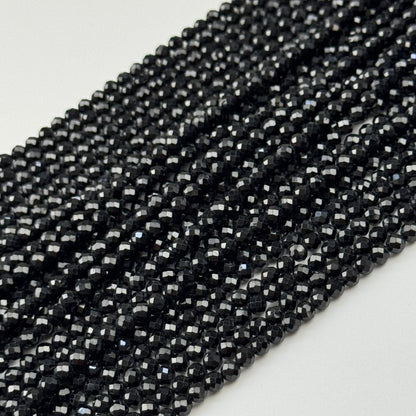 Onyx Faceted Round Beads