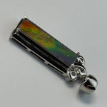 Canadian Ammolite Pendant Set in Sterling Silver 925