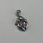 Brazilian Amethyst Pendant set in 925 Sterling Silver