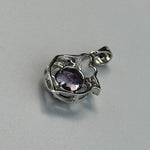 Brazilian Amethyst Pendant set in 925 Sterling Silver