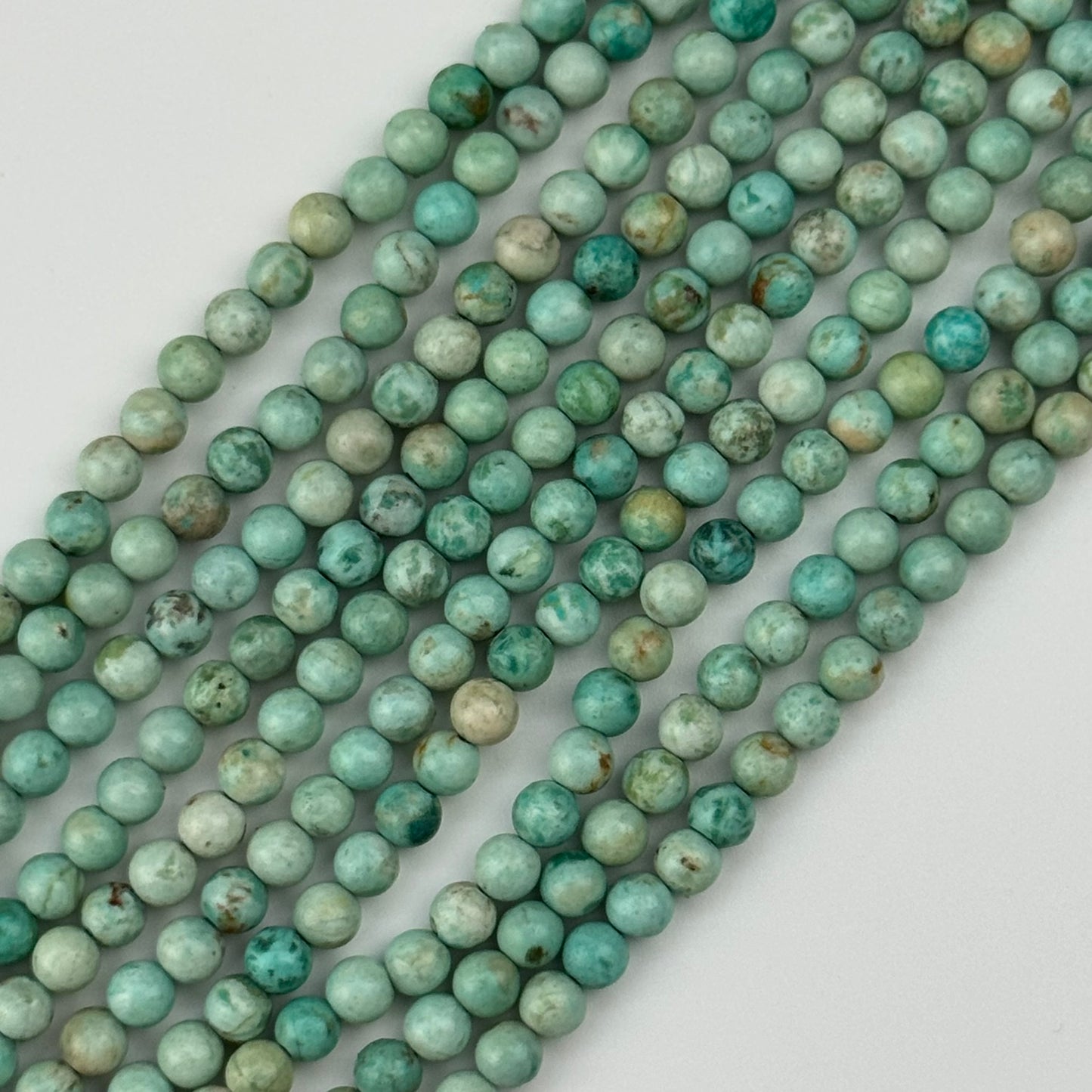 Peruvian Turquoise Beads - Polished Round Beads