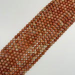 Orange Fancy Jasper Beads - Polished Round Beads