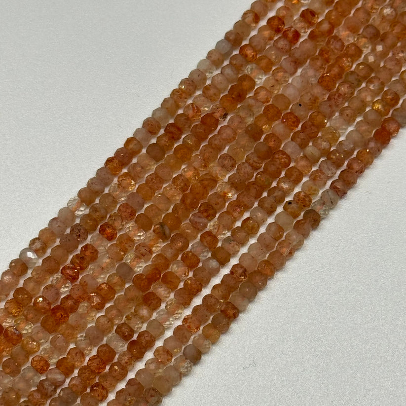 Faceted Rondelle Beads: Crystal & Gemstone Rondelle Beads for Jewelry Making, Beaded Necklaces, and More