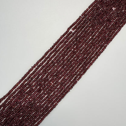 Garnet Polished Spaceship Gemstone Beads (A Quality)