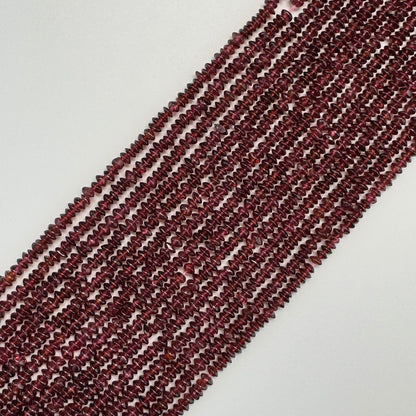 Garnet Polished Spaceship Gemstone Beads (A Quality)