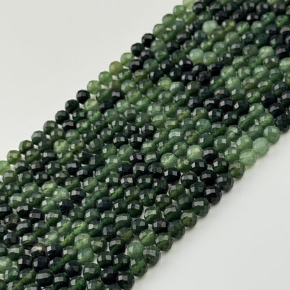 Serpentine Faceted Round Beads