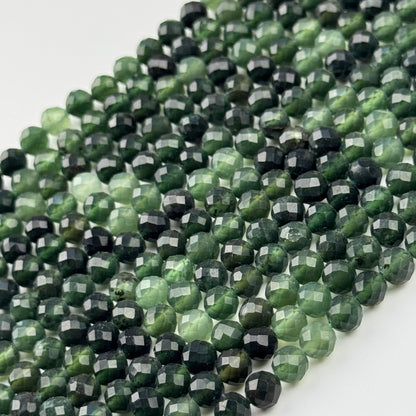 Serpentine Faceted Round Beads