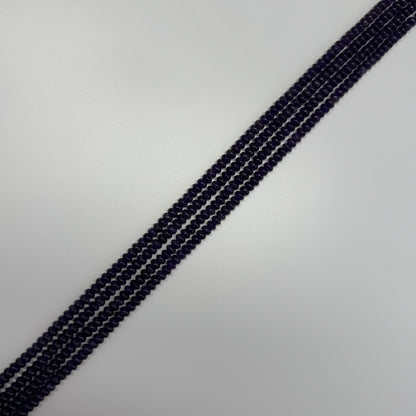 Amethyst Polished Rondelle Gemstone Beads - (AA Quality)
