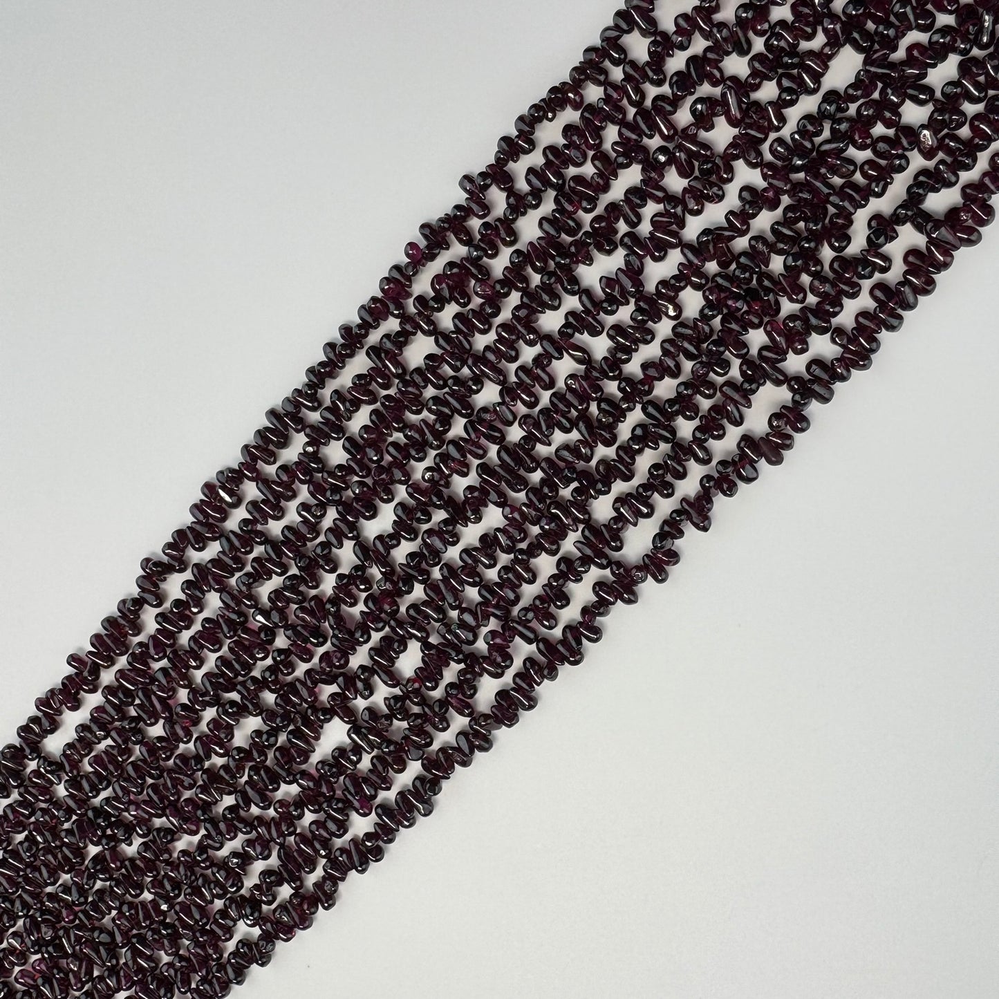 Garnet Polished Teardrop Gemstone Beads (A Quality)