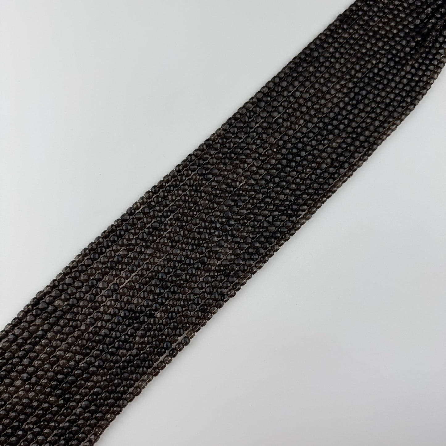Smoky Quartz Square Beads