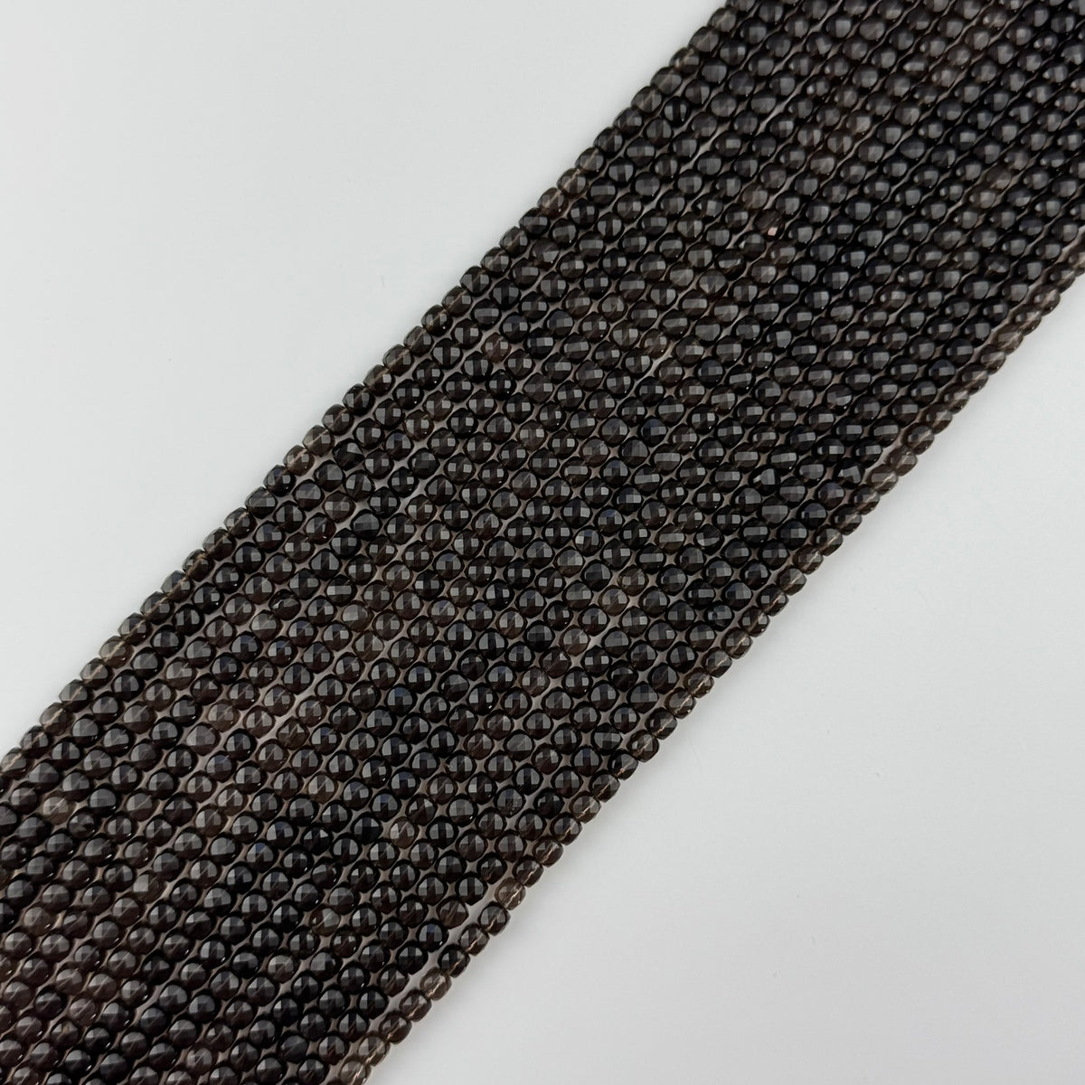 Smoky Quartz Square Beads