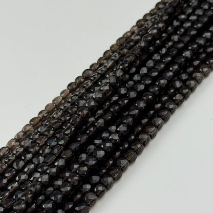 Smoky Quartz Square Beads