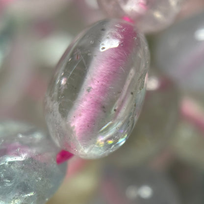 Aquamarine Morganite Freeform Gemstone Beads - (A Quality)