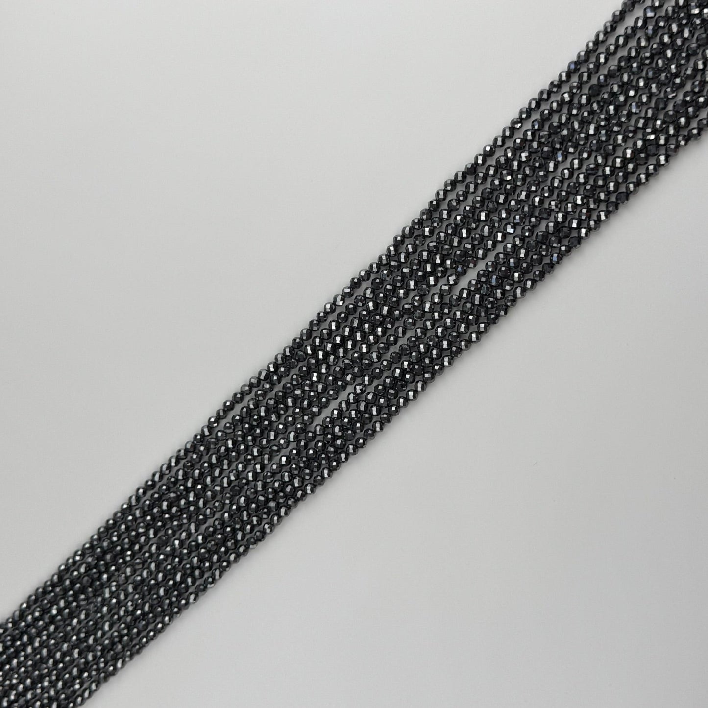 Terahertz Faceted Round Beads