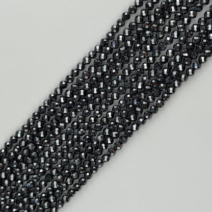 Terahertz Faceted Round Beads