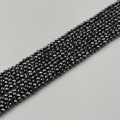 Terahertz Faceted Round Beads