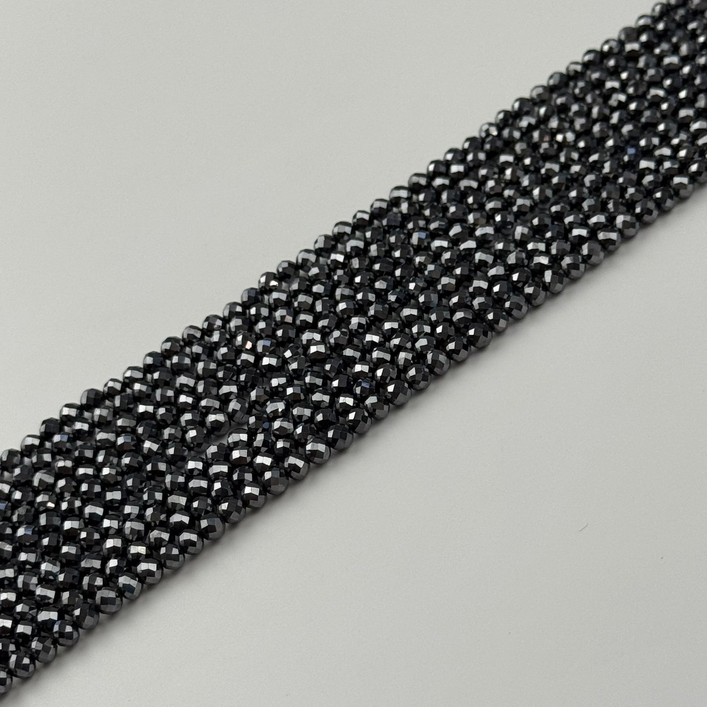 Terahertz Faceted Round Beads
